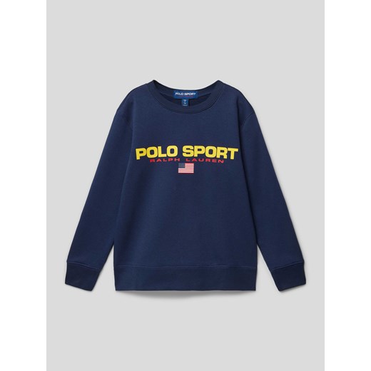 Bluza z nadrukiem z logo ze sklepu Peek&Cloppenburg  w kategorii Bluzy chłopięce - zdjęcie 169882225