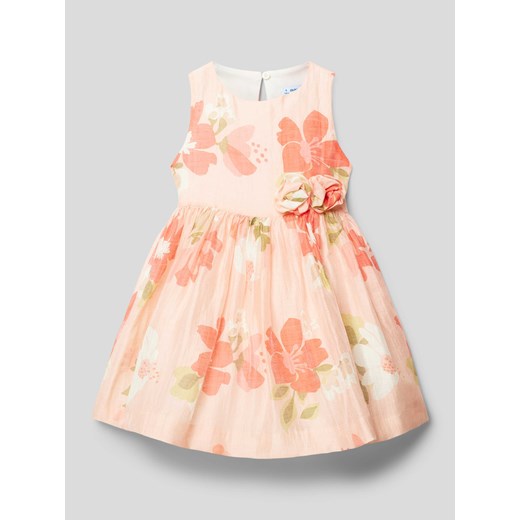 Sukienka midi z mieszanki lnu z kwiatowym wzorem ze sklepu Peek&Cloppenburg  w kategorii Sukienki dziewczęce - zdjęcie 169882235