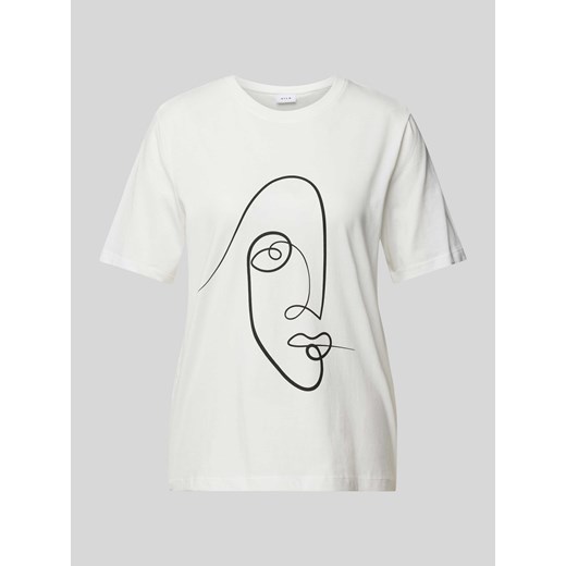 T-shirt z nadrukiem z motywem model ‘VISYBIL’ ze sklepu Peek&Cloppenburg  w kategorii Bluzki damskie - zdjęcie 169882377