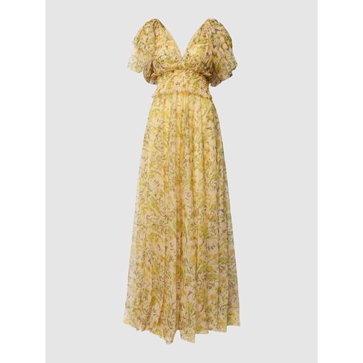 Sukienka wieczorowa z marszczonym detalem ze sklepu Peek&Cloppenburg  w kategorii Sukienki - zdjęcie 169882536