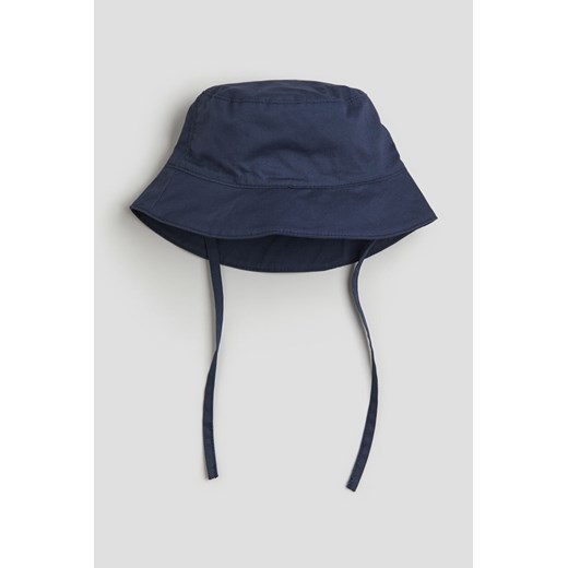 H & M - Bawełniany kapelusz wędkarski - Niebieski ze sklepu H&M w kategorii Czapki dziecięce - zdjęcie 169882626