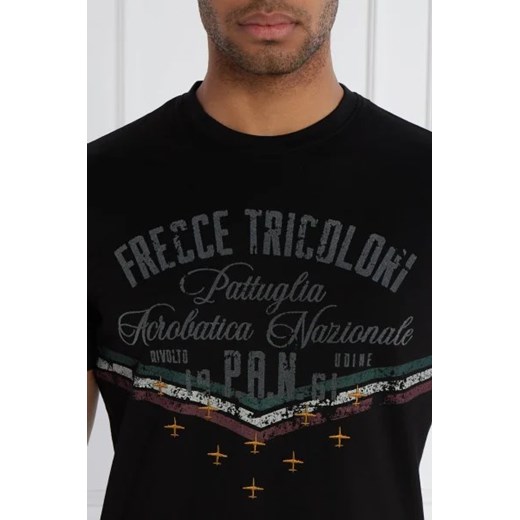 T-shirt męski czarny Aeronautica Militare