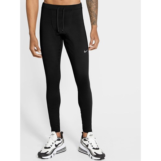 Nike Legginsy w kolorze czarnym do biegania ze sklepu Limango Polska w kategorii Spodnie męskie - zdjęcie 169886065