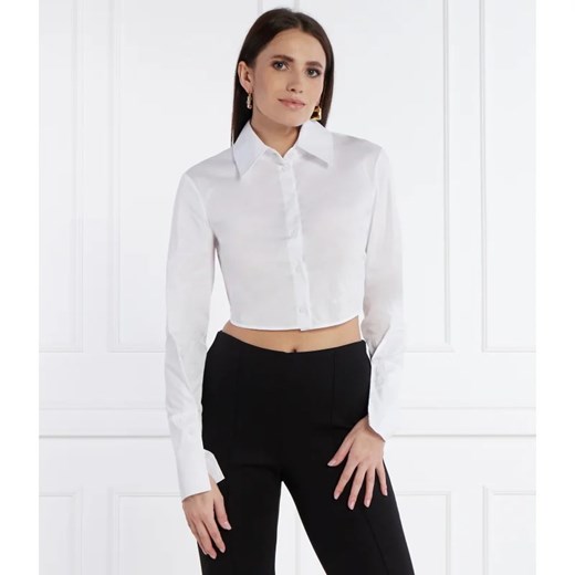 Patrizia Pepe Koszula | Cropped Fit ze sklepu Gomez Fashion Store w kategorii Koszule damskie - zdjęcie 169890308