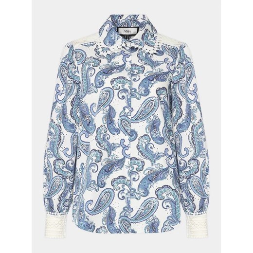 Nissa Koszula C14909 Niebieski Regular Fit Nissa 40 MODIVO