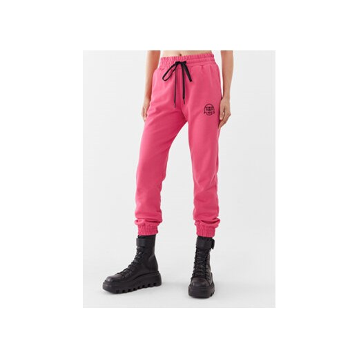 Pinko Spodnie dresowe Carico 100371 A162 Różowy Relaxed Fit ze sklepu MODIVO w kategorii Spodnie damskie - zdjęcie 169895366