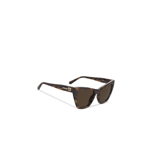 LOVE MOSCHINO Okulary przeciwsłoneczne MOL070/S 205913 0865370 Brązowy ze sklepu MODIVO w kategorii Okulary przeciwsłoneczne damskie - zdjęcie 169895417