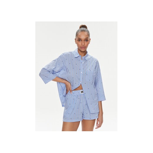 DKNY Piżama YI50008 Niebieski Regular Fit ze sklepu MODIVO w kategorii Piżamy damskie - zdjęcie 169895786