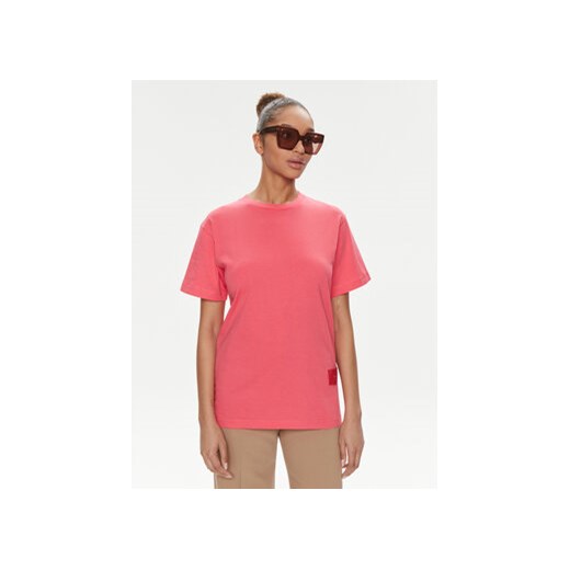 Replay T-Shirt W3591M.000.23608P Różowy Regular Fit ze sklepu MODIVO w kategorii Bluzki damskie - zdjęcie 169895948