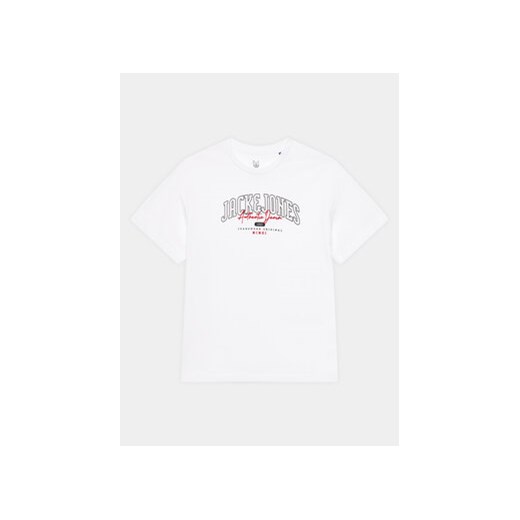 Jack&Jones Junior T-Shirt 12237120 Biały Loose Fit ze sklepu MODIVO w kategorii T-shirty chłopięce - zdjęcie 169896025