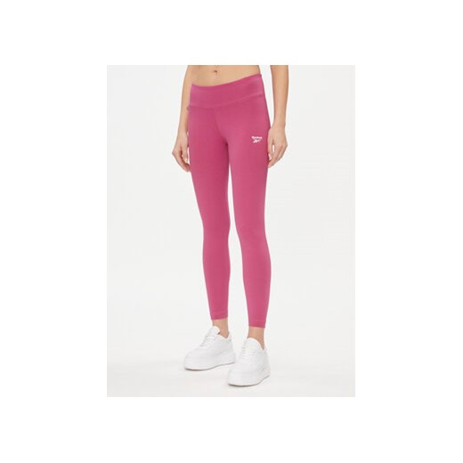 Reebok Legginsy IM4082 Różowy Slim Fit ze sklepu MODIVO w kategorii Spodnie damskie - zdjęcie 169896108