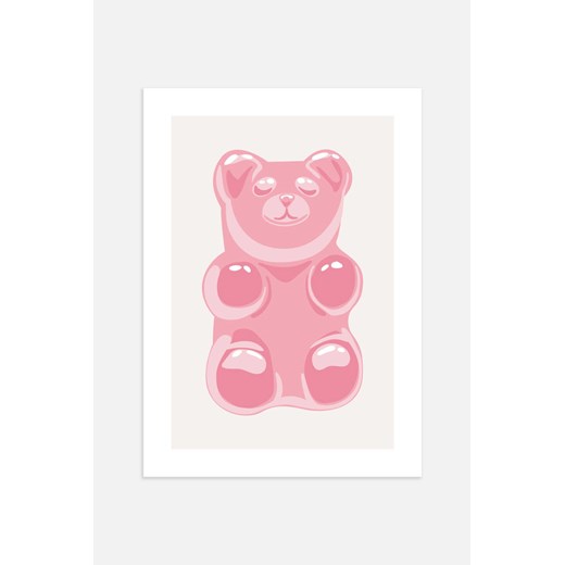 H & M - Gummy Bear Plakat - Różowy H & M 30x40 H&M