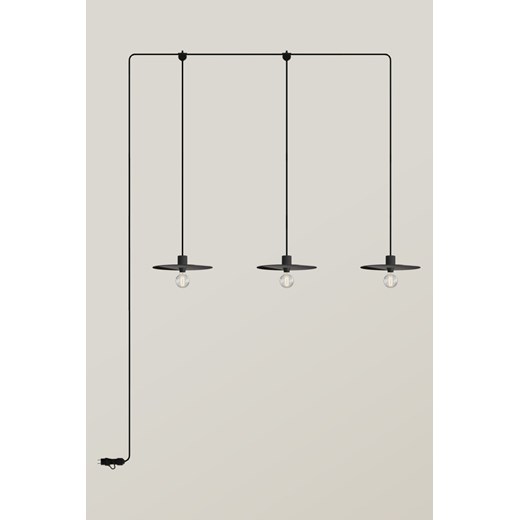 H & M - Zewnętrzna 3-ramienna Lampa Plug-in Z Żarówkami - Czarny ze sklepu H&M w kategorii Oświetlenie ogrodowe - zdjęcie 169908186