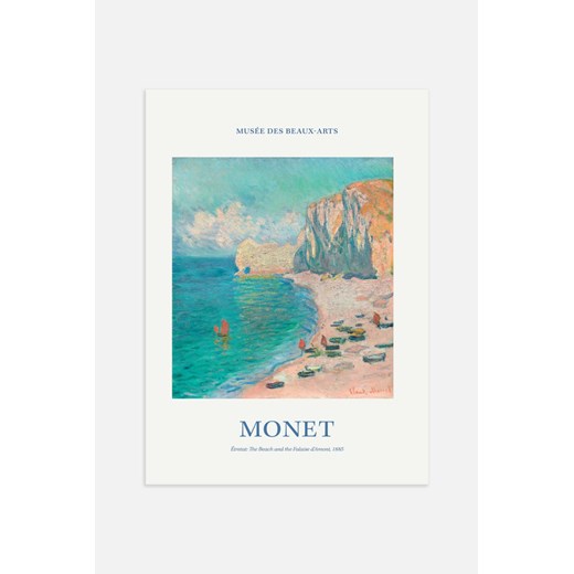 H & M - The Beach By Claude Monet Plakat - Niebieski ze sklepu H&M w kategorii Plakaty - zdjęcie 169908445