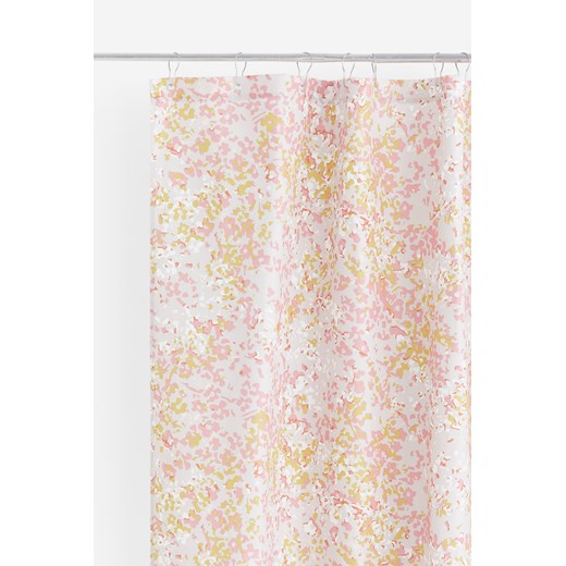 H & M - Zasłona prysznicowa w kwiaty - Beżowy ze sklepu H&M w kategorii Akcesoria łazienkowe - zdjęcie 169908819