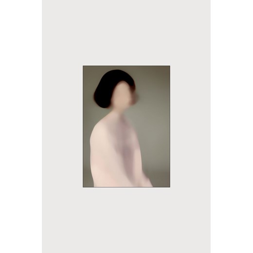 H & M - Gurilla - Portrait E - Biały ze sklepu H&M w kategorii Dekoracje ścienne - zdjęcie 169909118