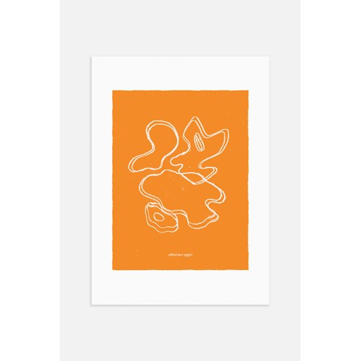 H & M - Abstract Eggs Plakat - Pomarańczowy ze sklepu H&M w kategorii Plakaty - zdjęcie 169909126