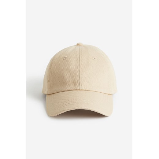 H & M - Płócienna czapka z daszkiem - Beżowy ze sklepu H&M w kategorii Czapki z daszkiem męskie - zdjęcie 169909169