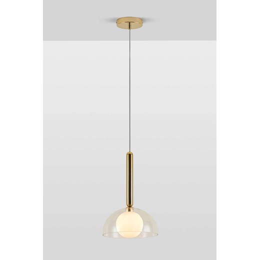 H & M - Lampa sufitowa ze szklaną kopułą - Złoty ze sklepu H&M w kategorii Lampy wiszące - zdjęcie 169909259