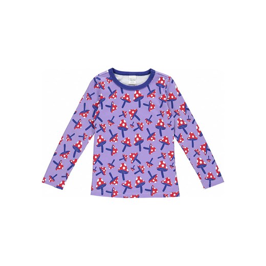 Fred´s World by GREEN COTTON Koszulka &quot;Mushroom&quot; w kolorze fioletowym ze sklepu Limango Polska w kategorii Bluzki dziewczęce - zdjęcie 169909738