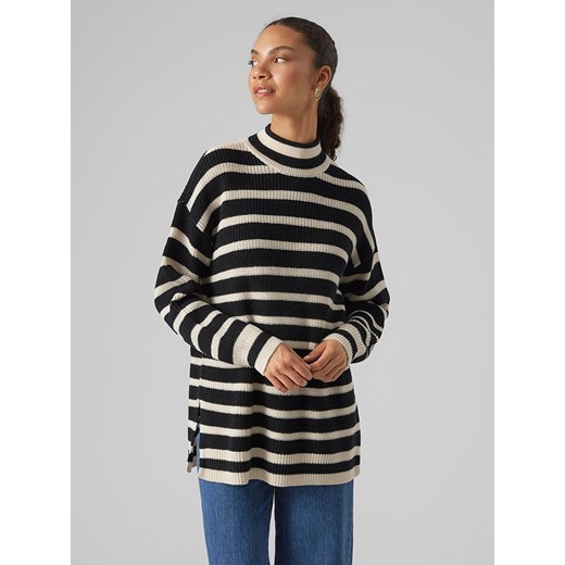 Vero Moda Sweter &quot;Fabulous&quot; w kolorze czarno-białym ze sklepu Limango Polska w kategorii Swetry damskie - zdjęcie 169910097