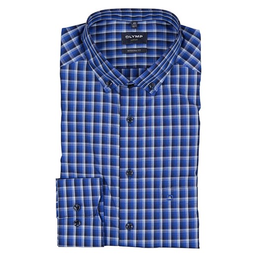 OLYMP Koszula &quot;Luxor&quot; - Modern fit - w kolorze niebieskim ze sklepu Limango Polska w kategorii Koszule męskie - zdjęcie 169910318