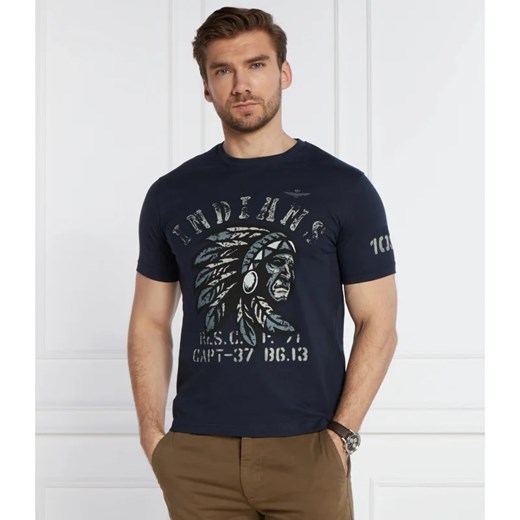 T-shirt męski Aeronautica Militare z krótkimi rękawami