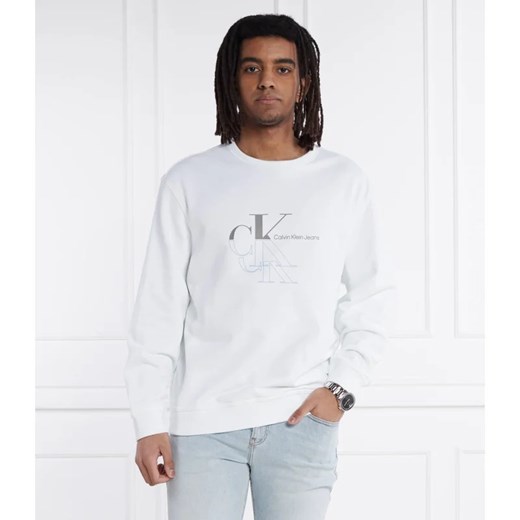 CALVIN KLEIN JEANS Bluza MONOGRAM ECHO | Regular Fit XXL wyprzedaż Gomez Fashion Store