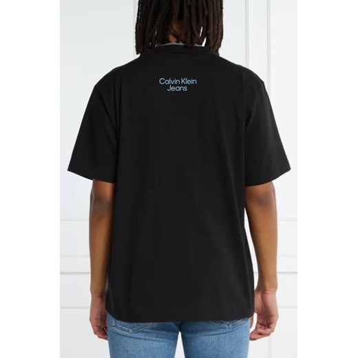 T-shirt męski Calvin Klein z krótkim rękawem w nadruki 