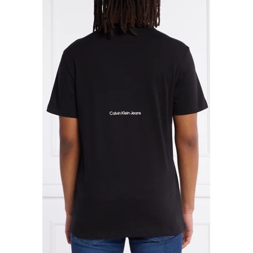 T-shirt męski Calvin Klein z krótkim rękawem z napisem 