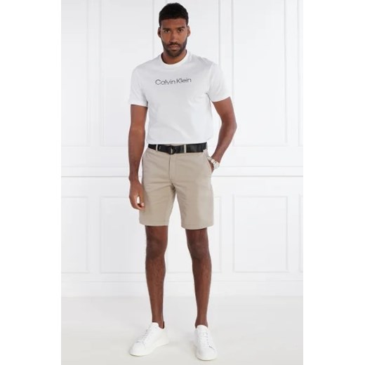 Calvin Klein Szorty + pasek MODERN TWILL | Slim Fit | Slim Fit Calvin Klein 36 Gomez Fashion Store