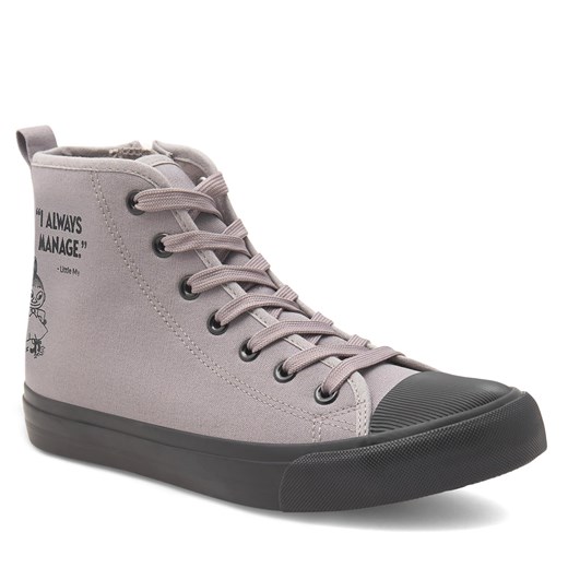 Trampki dziecięce szare MOOMIN wiązane 