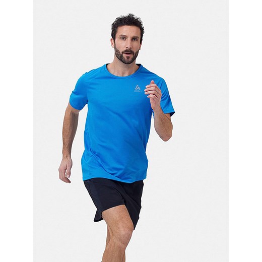 Odlo Koszulka &quot;Essential Chill-Tec&quot; w kolorze niebieskim do biegania ze sklepu Limango Polska w kategorii T-shirty męskie - zdjęcie 169912398