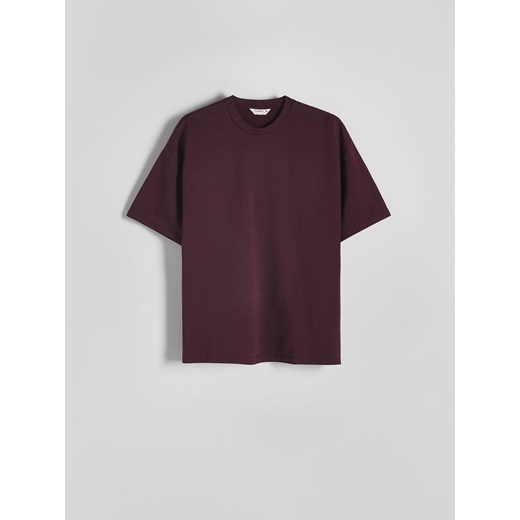 Reserved - T-shirt boxy - kasztanowy ze sklepu Reserved w kategorii T-shirty męskie - zdjęcie 169959288