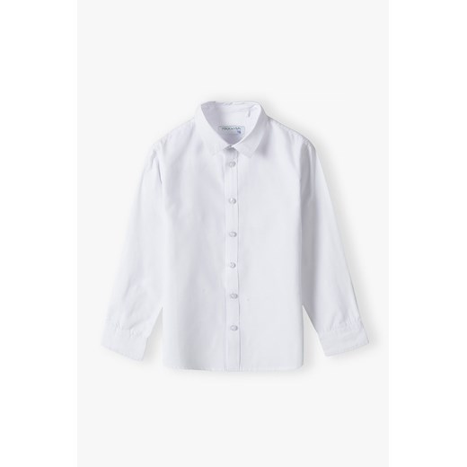 Elegancka biała koszula chłopięca z długim rękawem Max & Mia By 5.10.15. 134 promocja 5.10.15