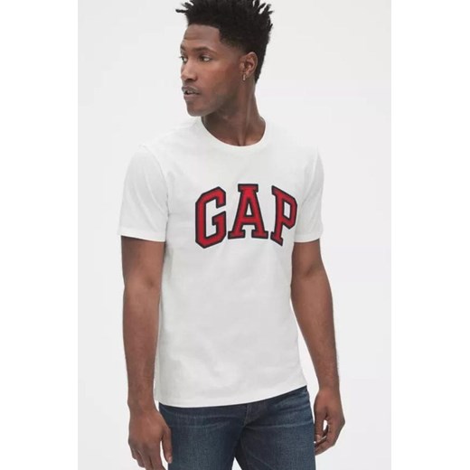 t-shirt męski gap 513858 biały ze sklepu Royal Shop w kategorii T-shirty męskie - zdjęcie 169960925