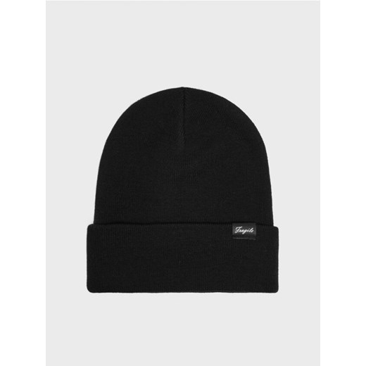 Czapka beanie z naszywką Fragile czarna House M/L promocja House