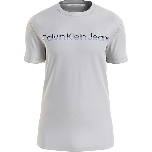 Calvin Klein Koszulka w kolorze jasnoszarym ze sklepu Limango Polska w kategorii T-shirty męskie - zdjęcie 169965287