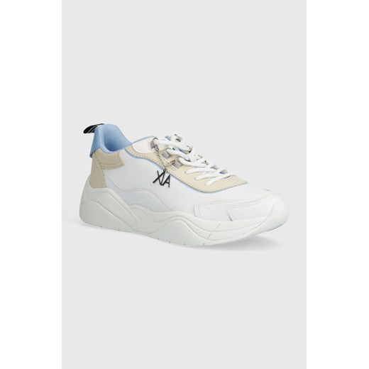 Armani Exchange sneakersy kolor biały XDX104 XV580 T797 ze sklepu ANSWEAR.com w kategorii Buty sportowe damskie - zdjęcie 169967099