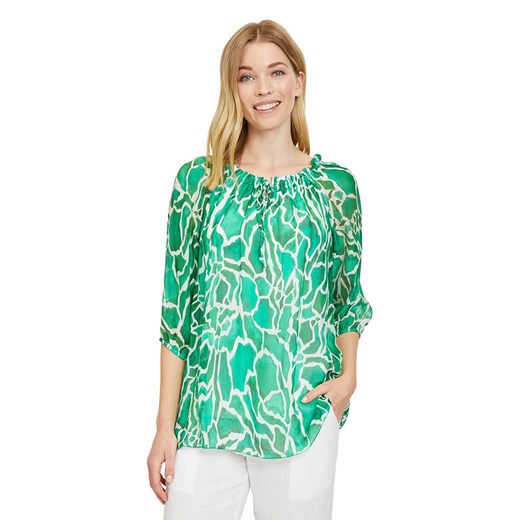 CARTOON Bluzka w kolorze zielono-białym ze sklepu Limango Polska w kategorii Bluzki damskie - zdjęcie 169972699