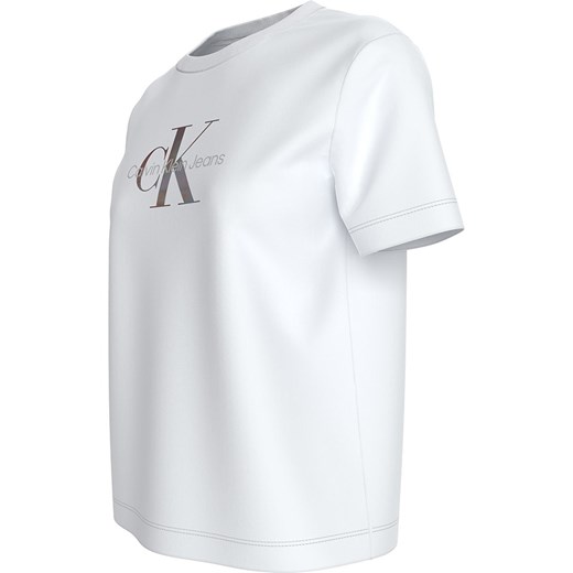 Calvin Klein Koszulka w kolorze białym ze sklepu Limango Polska w kategorii Bluzki damskie - zdjęcie 169972745