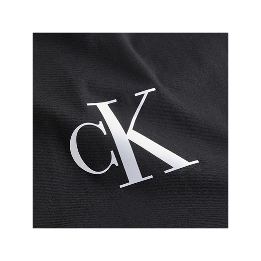 Sukienka Calvin Klein z krótkim rękawem z napisem casualowa 