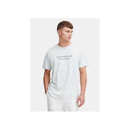 Solid T-Shirt Inam 21108141 Niebieski Regular Fit ze sklepu MODIVO w kategorii T-shirty męskie - zdjęcie 169973686