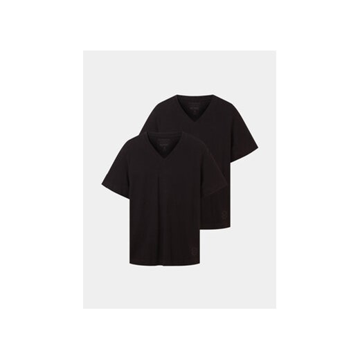 Tom Tailor Komplet 2 t-shirtów 1037738 Czarny Regular Fit ze sklepu MODIVO w kategorii T-shirty męskie - zdjęcie 169973905