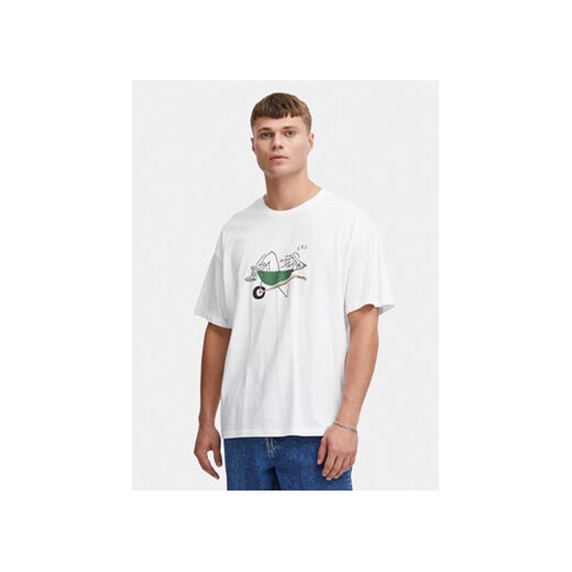 Solid T-Shirt Iners 21108134 Biały Regular Fit ze sklepu MODIVO w kategorii T-shirty męskie - zdjęcie 169974286
