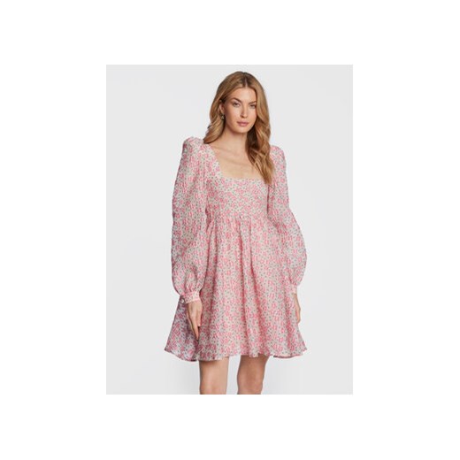 Custommade Sukienka codzienna Jenny 999395447 Różowy Regular Fit ze sklepu MODIVO w kategorii Sukienki - zdjęcie 169974588