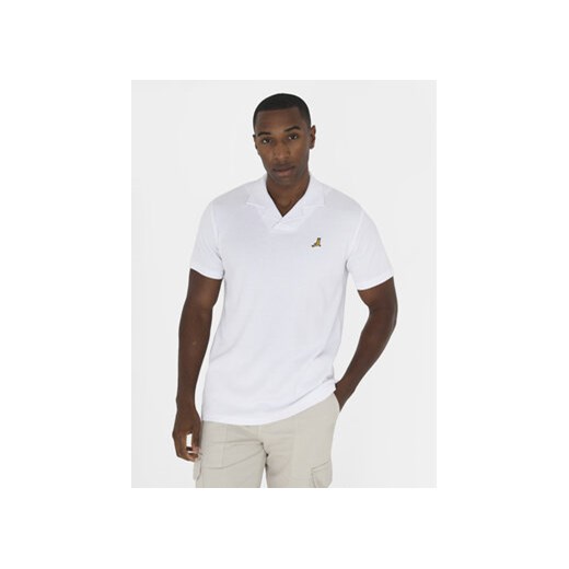 Brave Soul Polo MPS-627SONOMA Biały Straight Fit ze sklepu MODIVO w kategorii T-shirty męskie - zdjęcie 169974605