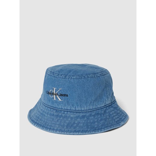 Czapka typu bucket hat z detalem z logo One Size Peek&Cloppenburg 