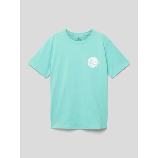 T-shirt z nadrukiem z logo ze sklepu Peek&Cloppenburg  w kategorii T-shirty chłopięce - zdjęcie 169991287