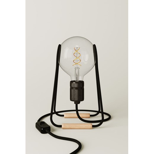 H & M - Table Lamp Taché With Light Bulb - Czarny ze sklepu H&M w kategorii Lampy stołowe - zdjęcie 169992188